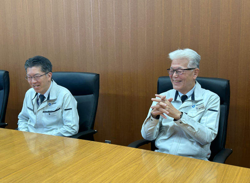 榑林社長と寺田常務